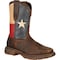 Durango Men's Texas Flag Western Boot, 13 M, Steel Toe, Dark Brown, DB021 DB021 - alternate 1